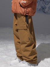 Pantalones de nieve cargo Freestyle Mountain para mujer